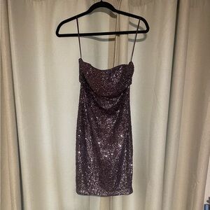 Alice + Olivia purple dress